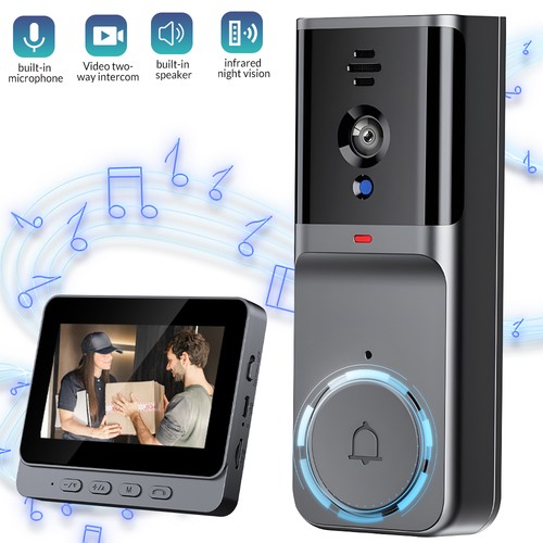 Wireless video doorbell - wireless, hd