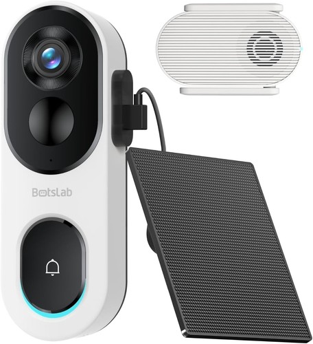 Botslab solar doorbell camera - botslab,