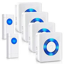 Wireless Doorbell 4 Receivers
