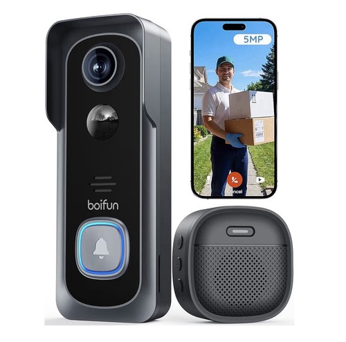 Boifun video doorbell - 2k,
