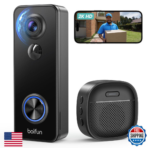 Boifun video doorbell camera - video,