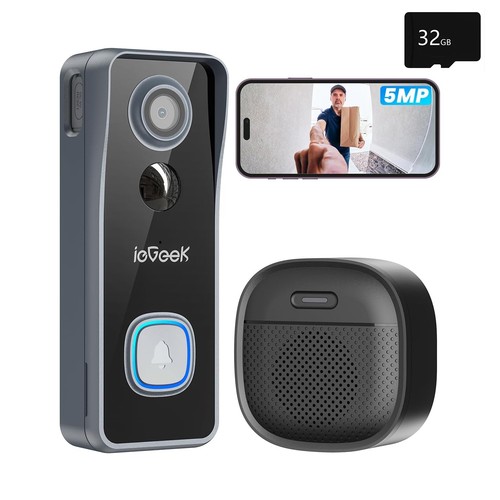 Iegeek 5mp doorbell camera - doorbell, no