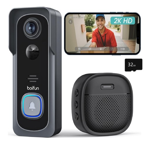 Boifun video doorbell camera - doorbell,