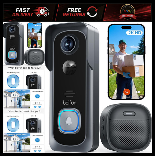 Boifun video doorbell camera - boifun,